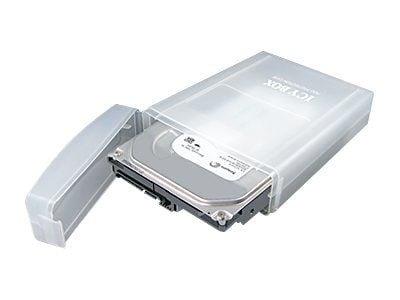 ICY BOX IB-AC602a - Beskyttelsesboks for harddisk - gjennomsiktig