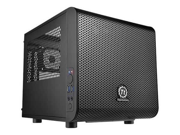 Thermaltake Core V1, Kuutio, PC, Musta, Mini-ITX, SPCC, HDD, Teho