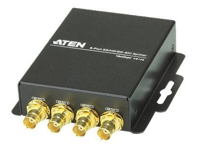 ATEN VanCryst VS146 3G/HD/SD-SDI-jakaja – videonjakaja – 6 x SDI – pöytämalli