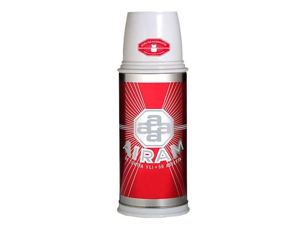 Airam - Lämpöpullo - 1 L - punainen