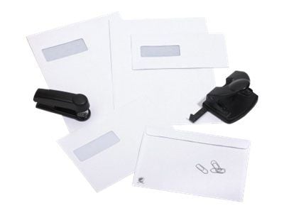 BONG Mailman - Konvolutt - International C4 (229 x 324 mm) - lommebok - åpen ende - selvklebende (Peel & Seal) - 1 vindu - fargekantforing - hvit -...