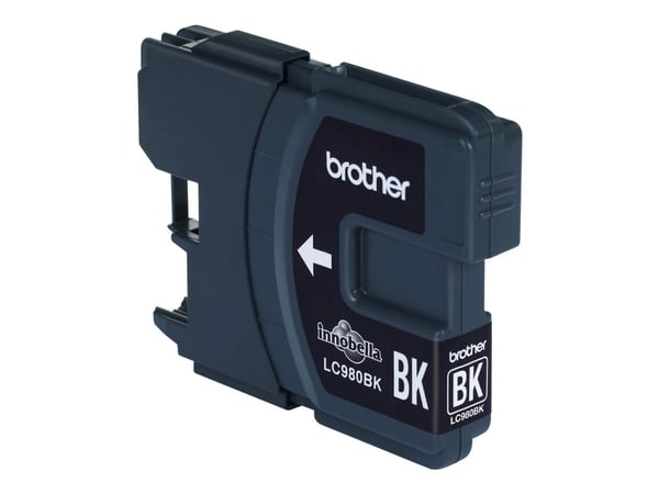 Brother LC980BK - Svart - original - bläckpatron - för Brother DCP-145, 163, 165, 167, 193, 195, 197, 365, 373, 375, 377, MFC-250, 290, 295, 297