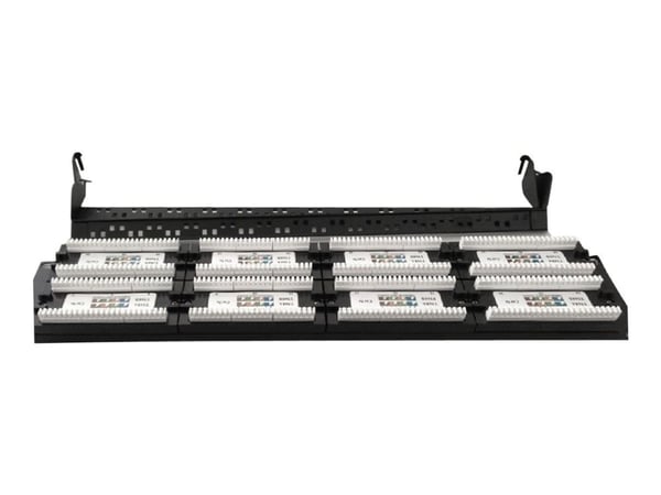 Gembird NPP-C548CM-001 - Patchpanel med kabelstyring - CAT 5e - svart - 2U - 19" - 48 porter
