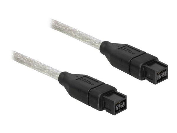 Delock - IEEE 1394-kabel - FireWire 800 (hann) til FireWire 800 (hann) - 1 m