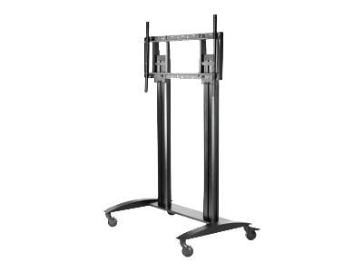 Peerless SR598, Musta, Litteä paneeli, Multimediakärry, 136,1 kg, 139,7 cm (55"), 2,49 m (98")