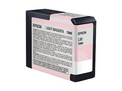 Epson T5806 - 80 ml - lys magenta - original - blekkpatron - for Stylus Pro 3800, Pro 3880