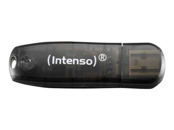 USB-tikku 2.0 Intenso Rainbow Line, 16 GB, musta