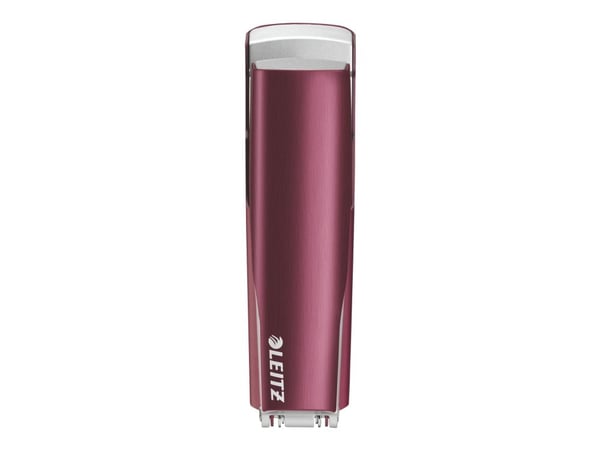 Leitz 5562 - Stiftemaskin - 30 ark / 3 mm - 24/6, 26/6 - plast, metall - granatrød