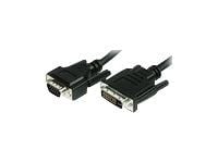 MicroConnect - VGA-kabel - DVI-I (hann) til HD-15 (VGA) (hann) - 3 m