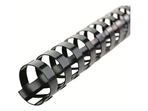 GBC CombBind - 38 mm - 21 ringar - A4 (210 x 297 mm) - 330 ark - svart - 50 stk plastbindningskam - för P/N: 2101435, IB271106, IB271717 GBC CombBind - 38 mm - 21 ringar - A4 (210 x 297 mm) - 330 ark - svart - 50 stk plastbindningskam - för P/N: 2101435, IB271106, IB271717