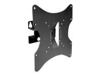 Schwaiger LWH030 011 - Monteringssett (veggbrakett) - for LCD-TV - svart - skjermstørrelse: 17"-37"