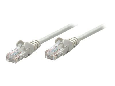 Intellinet Network Patch Cable, Cat5e, 10m, Grey, CCA, U/UTP, PVC, RJ45, Gold Plated Contacts, Snagless, Booted, Lifetime Warranty, Polybag - Kobli...