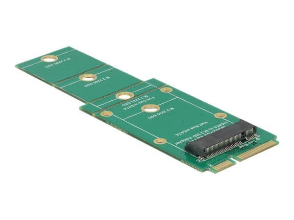 DeLock-sovitin M.2 NGFF > mSATA - Speicher-Controller (M.2) - M.2-kortti - mSATA (62592)