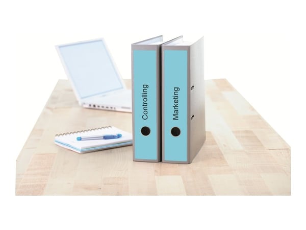 HERMA Special - Papir - matt - permanent selv-adhesiv - blå - 61 x 297 mm 60 etikett(er) (20 ark x 3) opake arkivmappeetiketter