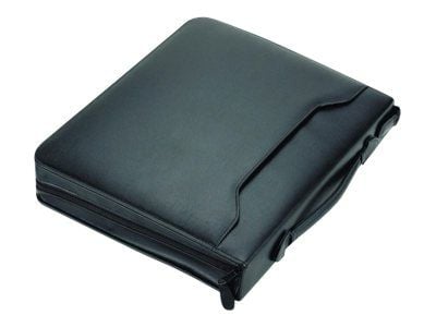 Alassio AREZZO - Zippet mappe for dokumenter - leatherette - svart
