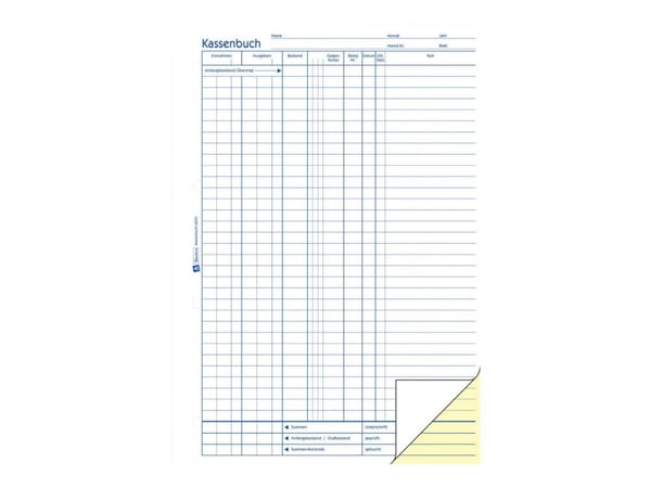Avery Zweckform - Kassebok - 40 ark - A4 (210 x 297 mm) - dublett - karbonfri