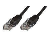 MicroConnect - Nettverkskabel - RJ-45 (hann) til RJ-45 (hann) - 20 cm - UTP - CAT 6 - halogenfri - svart