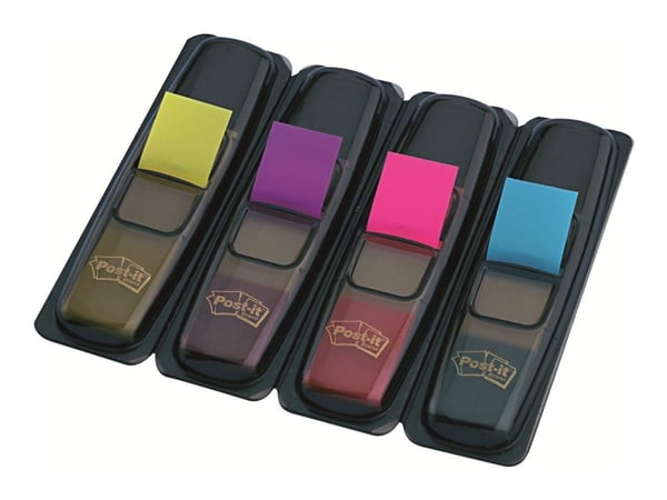 Indexflikar Post-it small - 4 assorterade färger - 4 block à 35 ark
