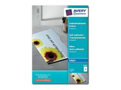 Avery - Polyester - selv-adhesiv - 170 mikroner - gjennomsiktig - A4 (210 x 297 mm) 50 ark (50 ark x 1) film