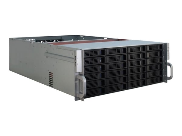 Inter-Tech IPC 4U-4424 - Rackmonterbar 4U - utvidet ATX (E-ATX) - ingen strømforsyning (ATX12V / EPS12V) - USB