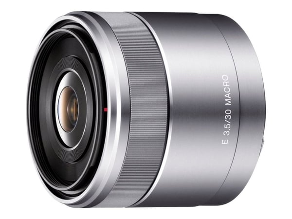 Sony SEL30M35 - Makroobjektiv - 30 mm - f/3.5 - Sony E-mount - för Cinema Line; a VLOGCAM; a1; a1 II; a6700; a7 IV; a7 V; a7C; a7C II; a7CR; a7R V;...