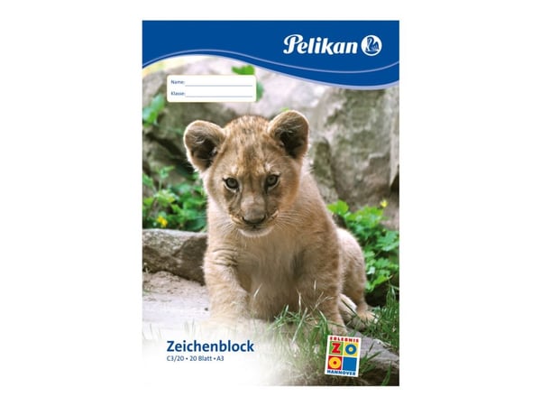 Pelikan 224840, Taidepaperialusta, 100 g/m², 20 arkkia