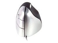 Bakker Elkhuizen Evoluent Vertical Mouse - Vertikal mus - høyrehendt - optisk - 5 knapper - kablet - PS/2, USB