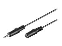 MicroConnect - Lydkabel - mini-phone stereo 3.5 mm hann til mini-phone stereo 3.5 mm hunn - 10 m
