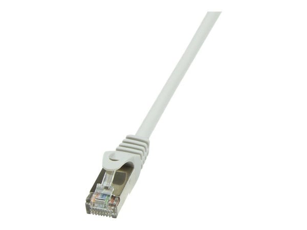 LogiLink - Koblingskabel - RJ-45 (hann) til RJ-45 (hann) - foliebelagt uskjermet tvinnet kabelpar (F/UTP) - CAT 5e - grå