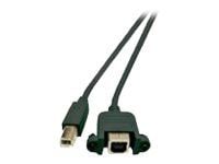 MicroConnect - USB-förlängningskabel - USB typ B (hona) till USB (hane) - USB 2.0 - 1.8 m - tumskruvar
