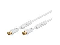 Microconnect COAX010WHQ, 10 m, Koaksiaalinen, Koaksiaalinen, Valkoinen