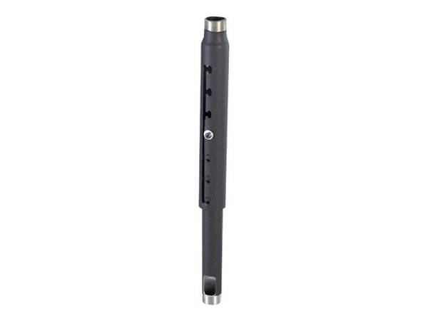 Chief 12-18" Adjustable Extension Column - For Projector - Black - Monteringskomponent (forlengerstang) - for projektor - svart - TAA-samsvar