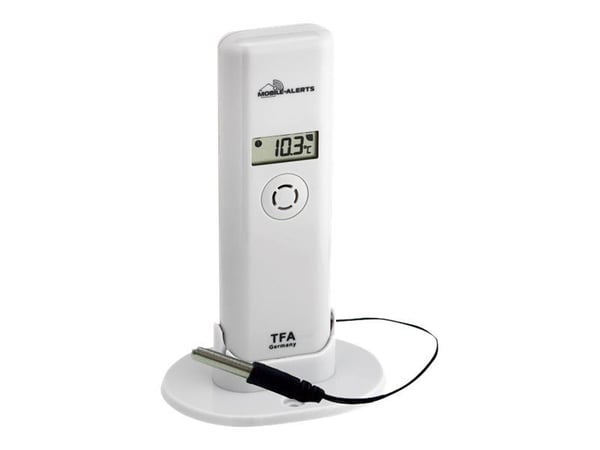 TFA-Dostmann 30.3302, Langallinen, 200 m, 868 MHz, 135 m, Muovi, Valkoinen