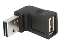 DeLOCK - USB-adapteri - USB (hun) til USB (han) - 90° stikforbindelse - sortti