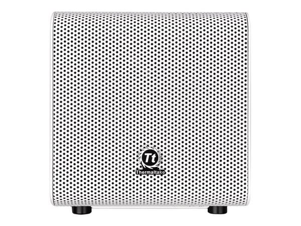 Thermaltake Core V1 Snow Edition - Tower - mini ITX - genomskinlig sidopanel - ingen strömförsörjning (PS/2) - vit - USB/ljud