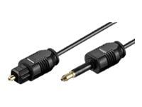 goobay AVK 224-0100 - Digital audiokabel (optisk) - mini TOSLINK hann til TOSLINK hann - 1 m