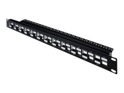 DIGITUS DN-91412 - Koblingspanel - STP - RJ-45 X 24 - svart, RAL 9005 - 1U - 19"