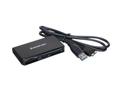 IOGEAR SuperSpeed USB 3.0 Multi-Card Reader / Writer GFR381 - Kortleser - 59-i-1 (Multiformat) - USB 3.0