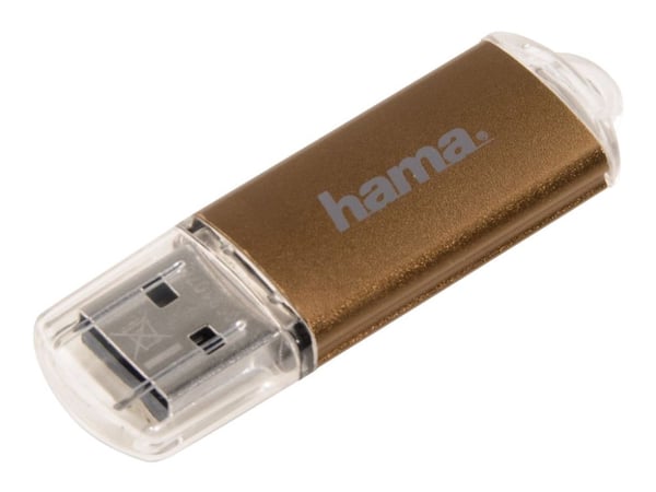Hama FlashPen "Laeta" - USB-flashstasjon - 32 GB - USB 2.0 - brun