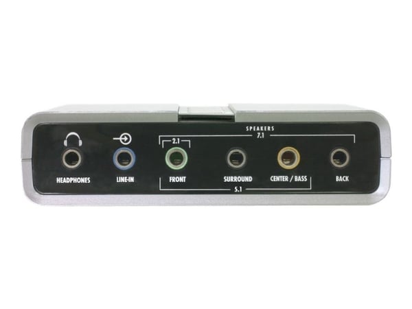 DeLOCK USB Sound Box 7.1, 7.1 kanavaa, USB