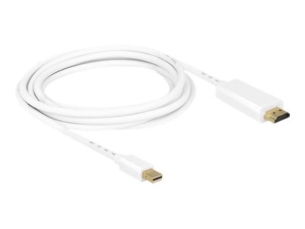 DeLOCK 83708, 3 m, Mini DisplayPort, HDMI, Uros, Uros, Kulta