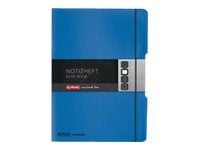 Herlitz my.book flex, Sininen, A4, 40 arkkia, 80 g/m², Neliöpaperi