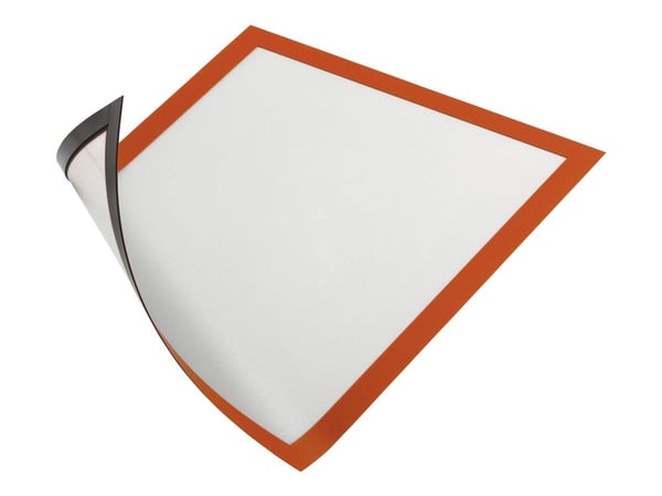 DURABLE DURAFRAME MAGNETIC - Asiakirjapidike - A4 - magneettinen - oranssi (5 kpl) DURABLE DURAFRAME MAGNETIC - Asiakirjapidike - A4 - magneettinen - oranssi (5 kpl)