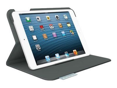 Logitech Folio Protective Case - Skyddsfodral för surfplatta - kolsvart