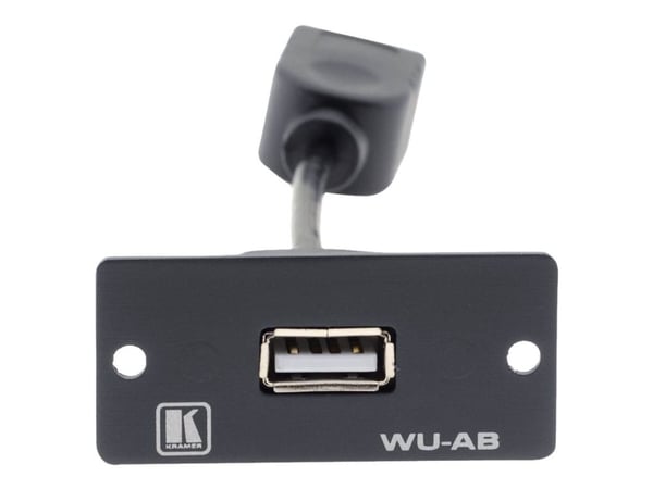 Kramer Electronics WU-AB(B), Musta, Mikä tahansa tuotemerkki, USB, 50,5 mm, 23,4 mm, 12,2 cm