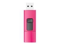 SILICON POWER Ultima U05 - USB-flashstasjon - 16 GB - USB 2.0 - søt rosa