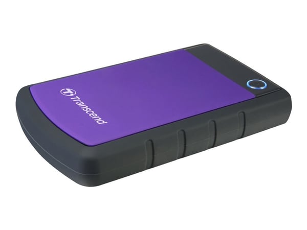 Transcend StoreJet 25H3P - Harddisk - 4 TB - ekstern (bærbar) - 2.5" - USB 3.0 - 256-bit AES - purpur