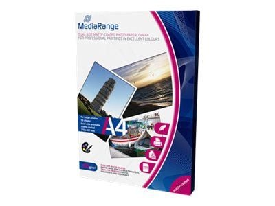 MediaRange - Matt - hvit - A4 (210 x 297 mm) - 250 g/m² - 50 ark fotopapir