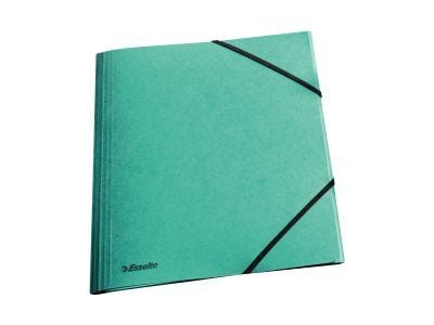 Esselte - 3-fliksmappe - for A4 (210 x 297 mm) - kapasitet: 350 ark - grønn