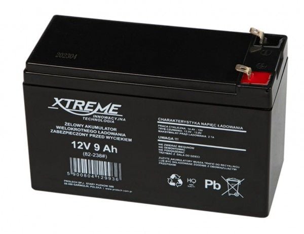 Varle Blow Gelio-batteri 12 V 9 Ah Xtreme Varle Blow Gelio-batteri 12 V 9 Ah Xtreme